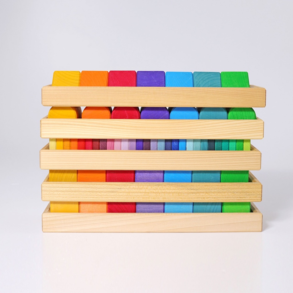 Bausteine Formen und Farben - Regenbogen