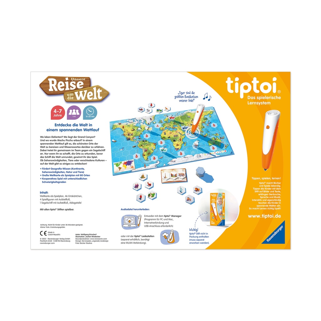 tiptoi® Spiel - Unsere Reise um die Welt