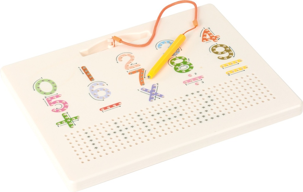 Magnet Schreibtafel Ziffern und Kleinbuchstaben