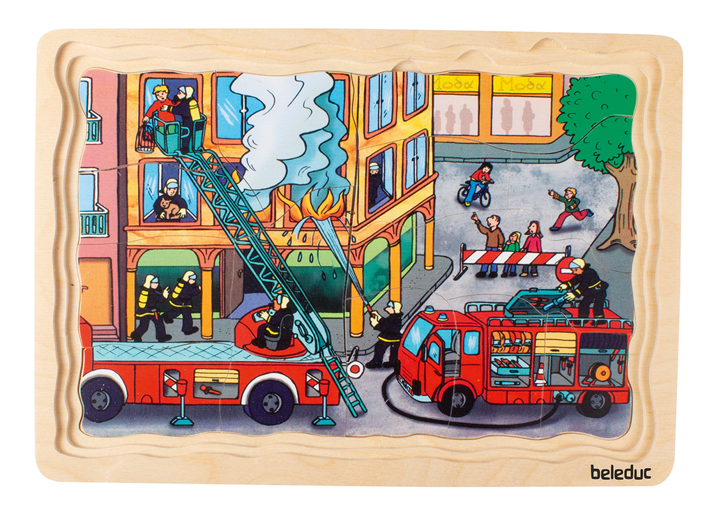 Lagen-Puzzle "Feuerwehr"