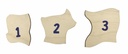 Lagen-Puzzle "Dinosaurier"