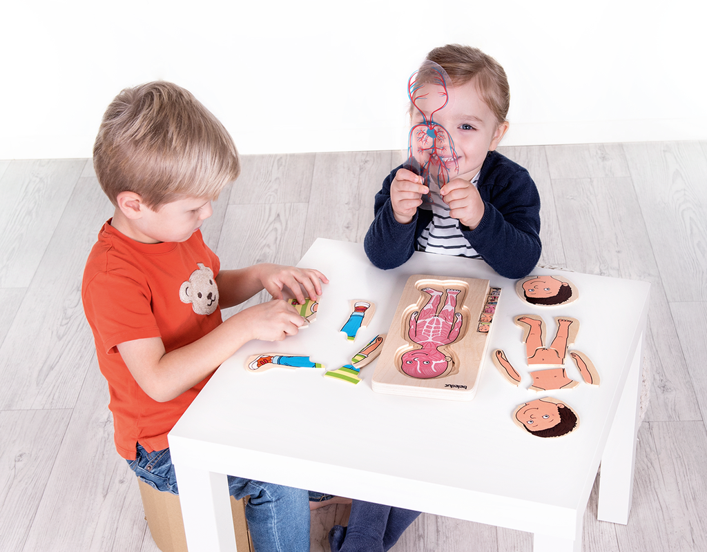Lagen-Puzzle "Dein Körper Junge"