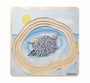 Lagen-Puzzle "Frosch"