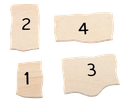 Lagen-Puzzle "Karotte"