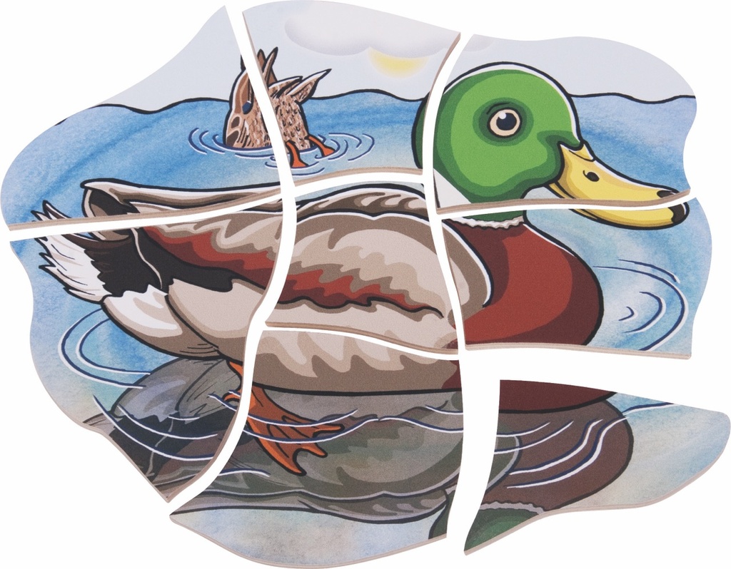 Lagen-Puzzle "Ente"