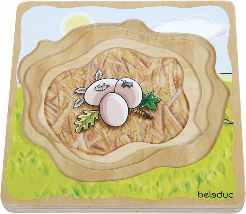 Lagen-Puzzle "Ente"