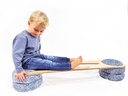 Balancebrücken 3er Set mit 2 Ringen