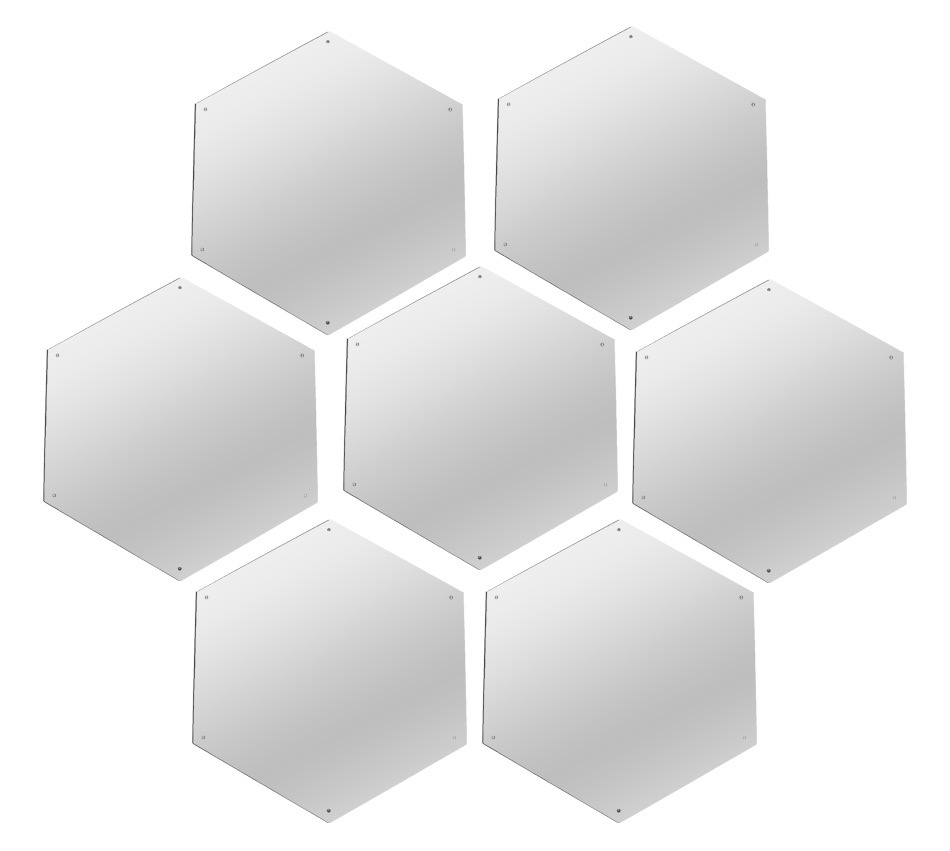 Sicherheitsspiegel - Hexagon