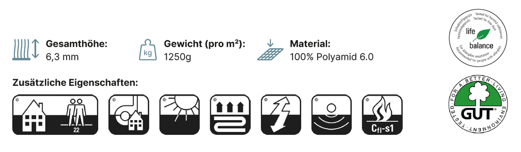 Teppich LR - Craspedia