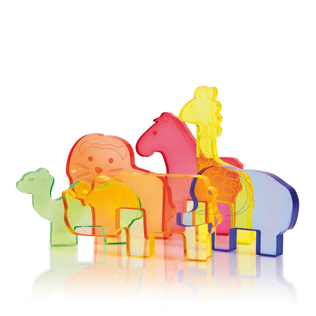 Acryl Wildtiere - 6er Set 