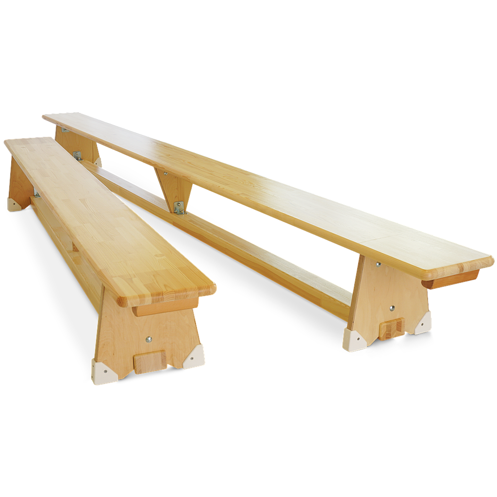 Turnbank natur 4m lang, Breite Ausführung (35cm hoch) U3 geeignet