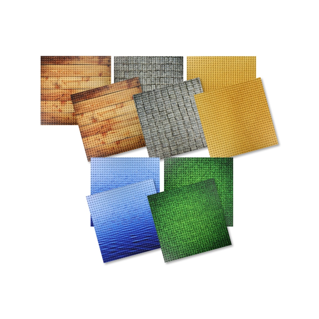 Klemmi Bauplatten Set - 2 x 5 Motive