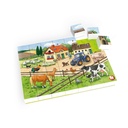 Duplo® kompatibles Puzzle - Leben auf dem Bauernhof