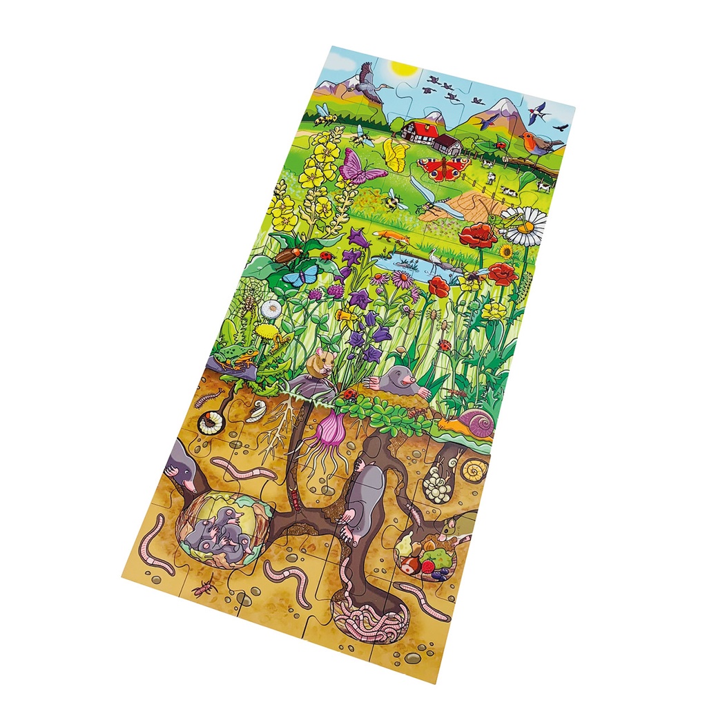 Bodenpuzzle Blumenwiese 