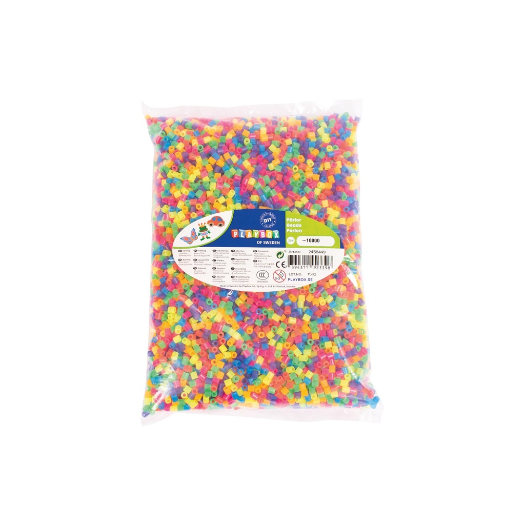 Bügelperlen 10000 Stück NEON