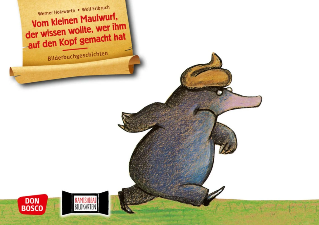 Kamishibai - Vom kleinen Maulwurf, der wissen wollte, wer ihm auf den Kopf gemacht hat