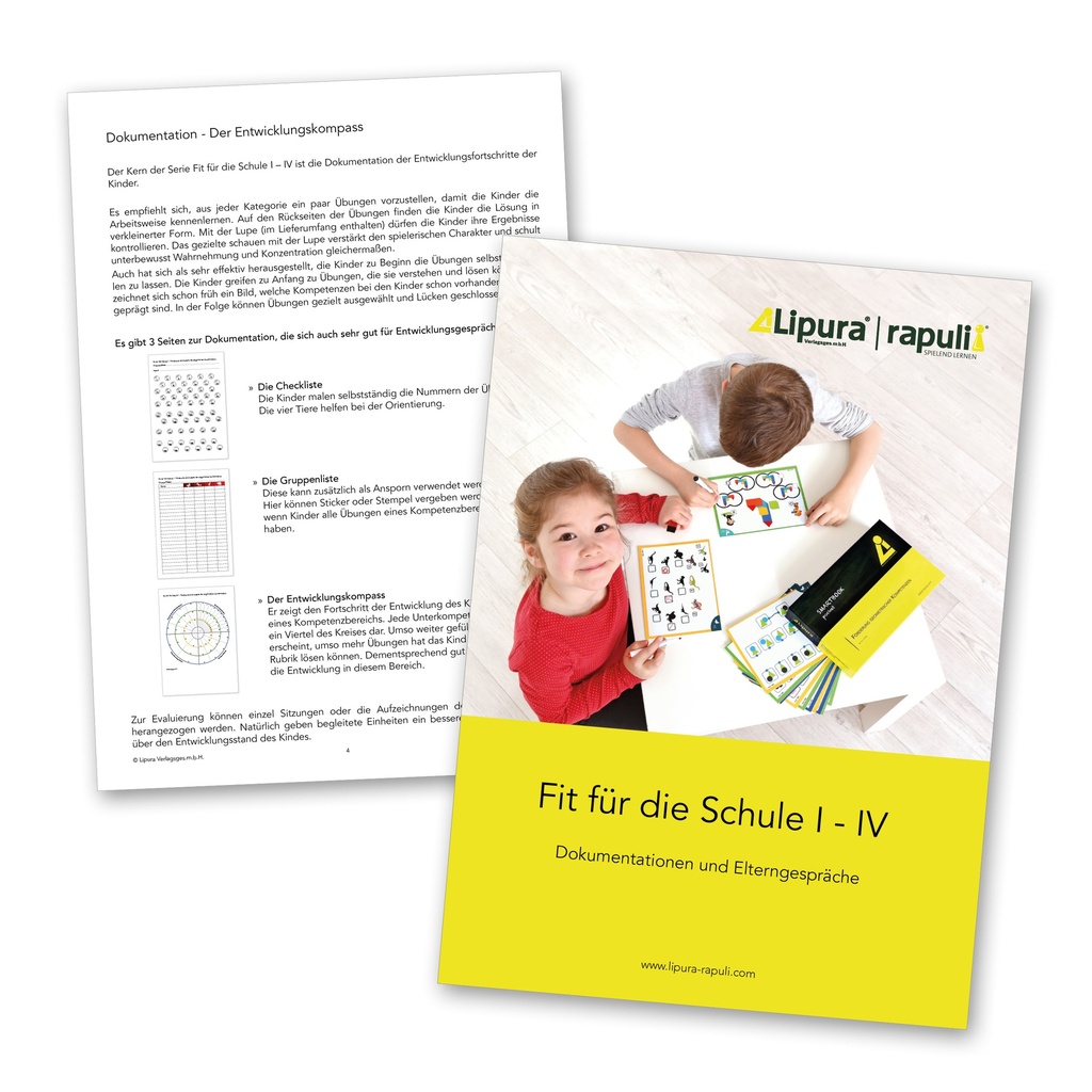 Fit für die Schule I - IV - Dokumentationshilfe 