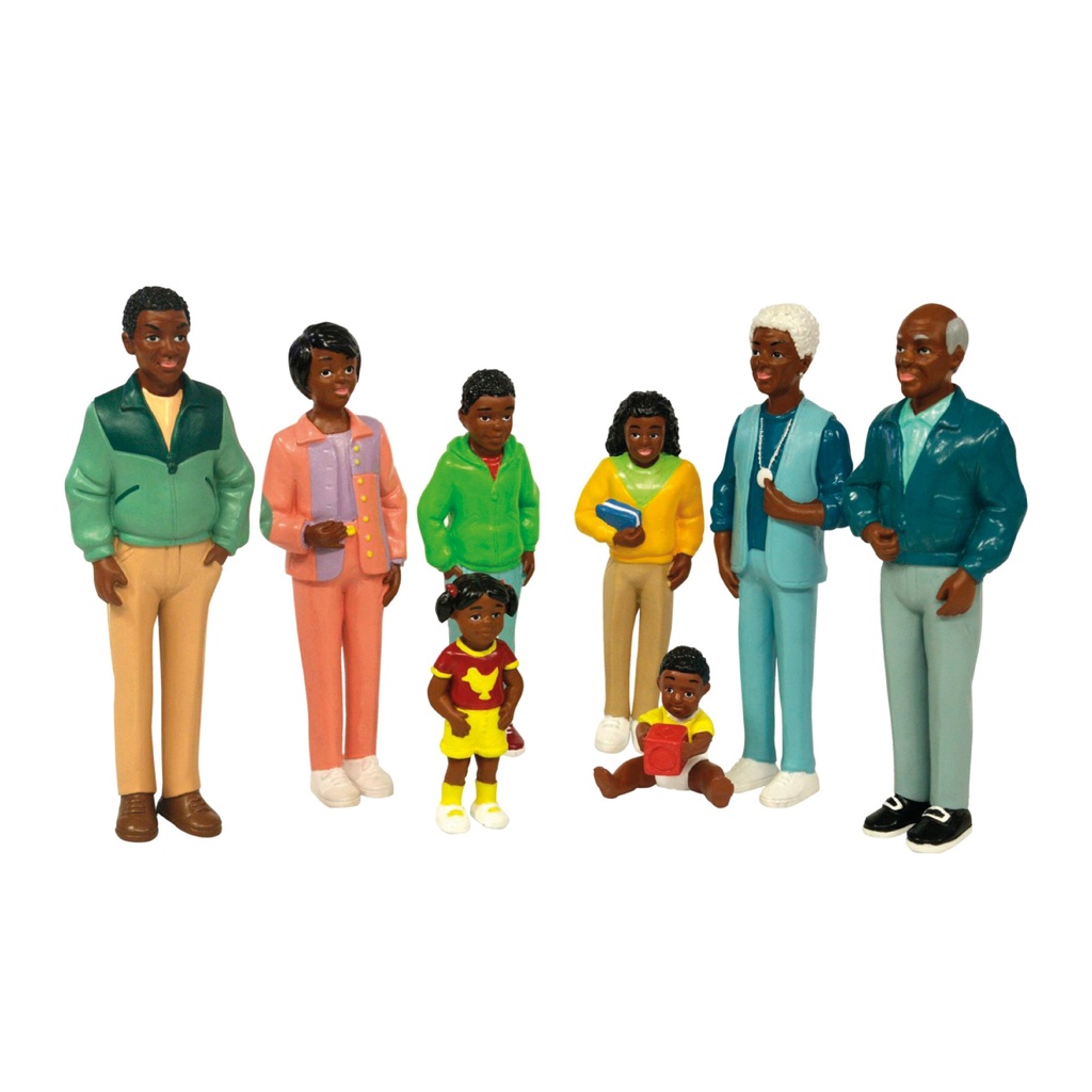 Afrikanische Familie Set - 8-tlg.