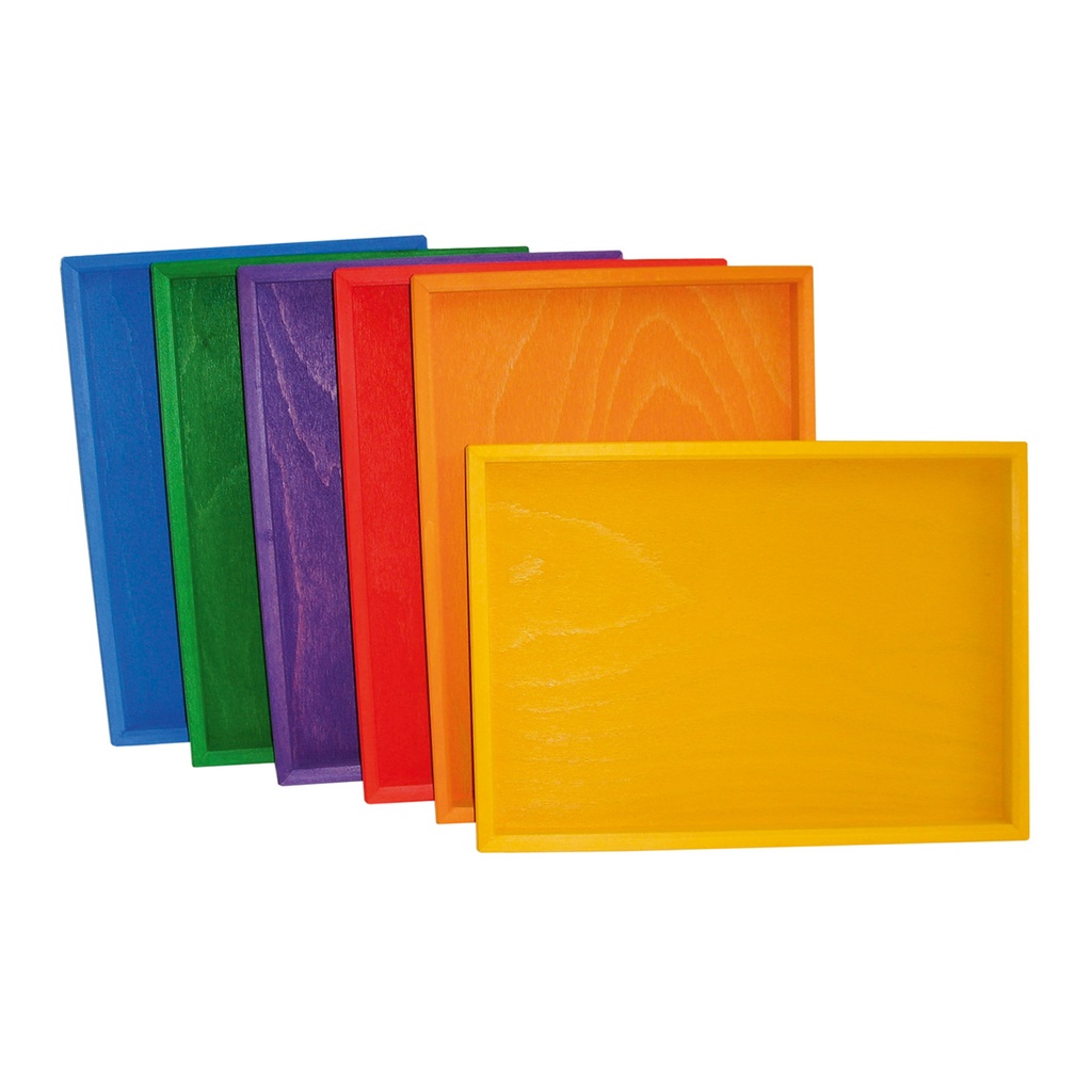 Lege-Tabletts bunt