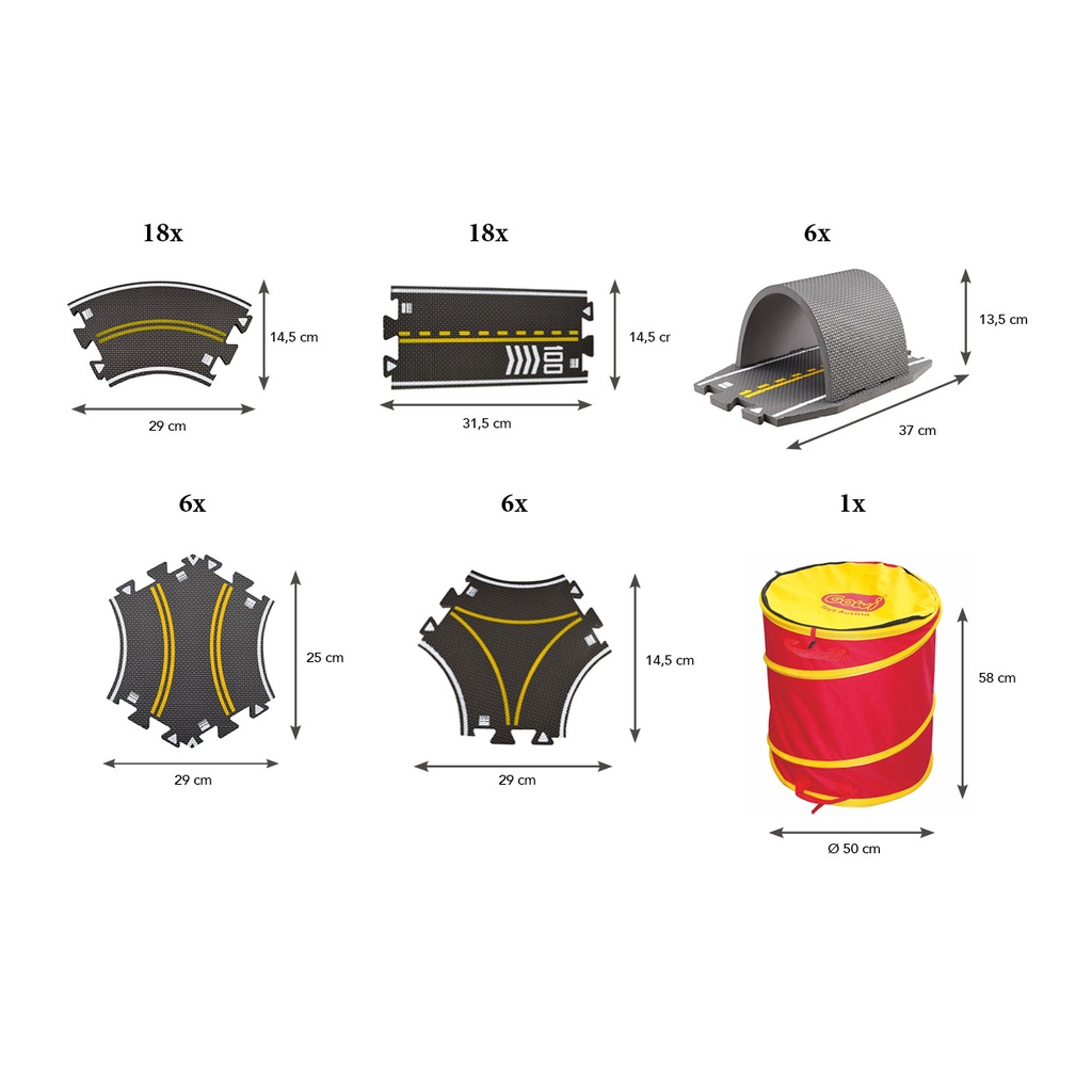 Flexi-Baustraße - 54er Set