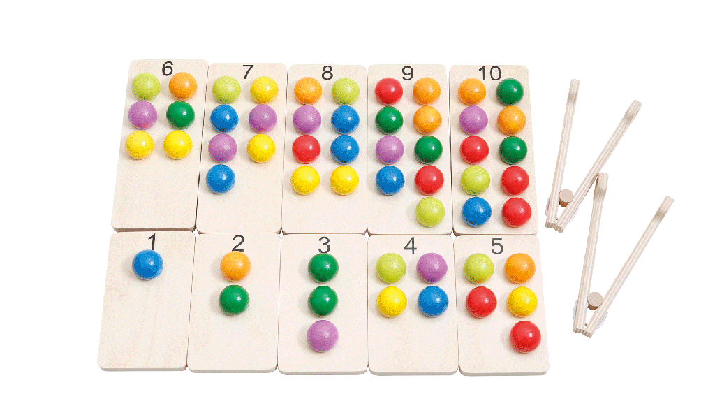 Kugelspiel "Zählen und Sortieren"