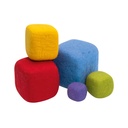 Filz-Stapelwürfel - 5er Set