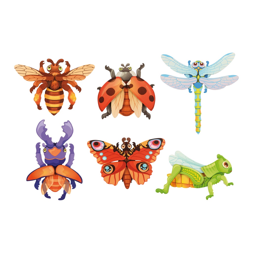 Magnetpuzzle Insekten