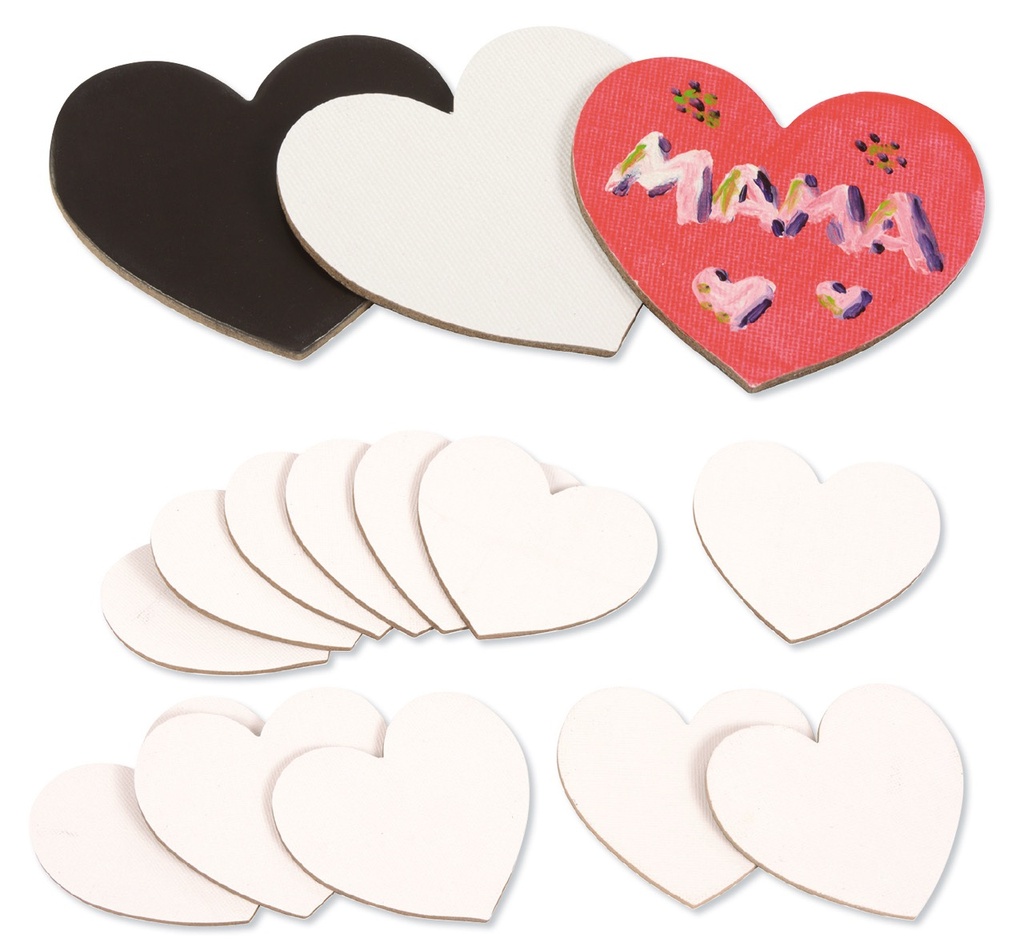 Magnet Leinwand - Herzen