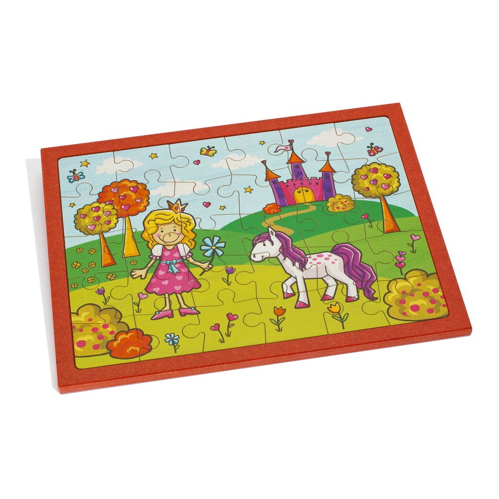 Holz-Puzzle - 30 Teile Prinzessin