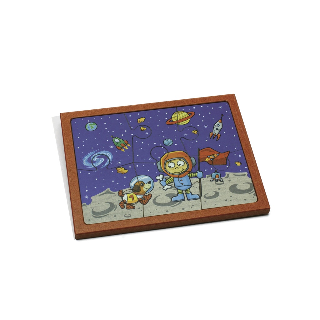 Holz-Puzzle - 6 Teile Weltall
