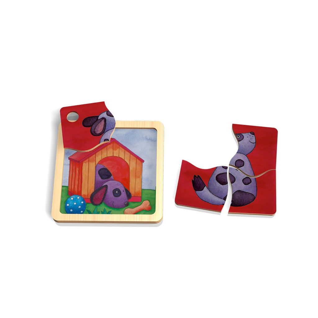 Minipuzzle Hund
