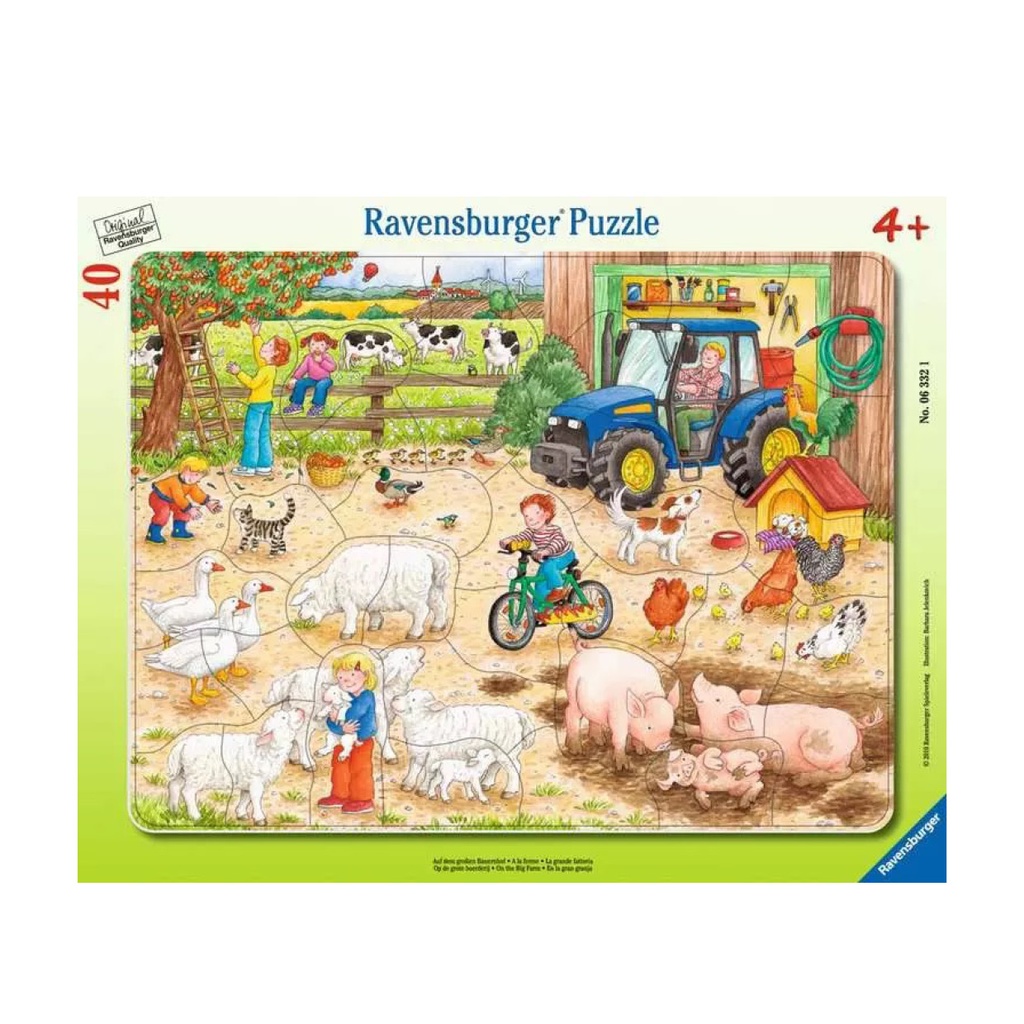 Rahmenpuzzle - 24 Teile Baustelle