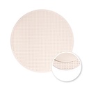 Runde Bausteinmatte - beige