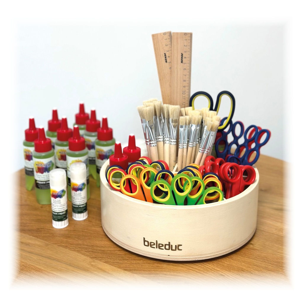 Dreh-Sortierschale "Basteln" - befüllt