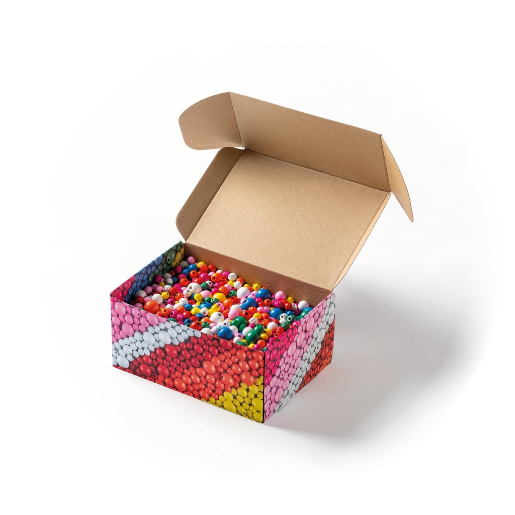 Holzperlen Mega Pack - BUNT