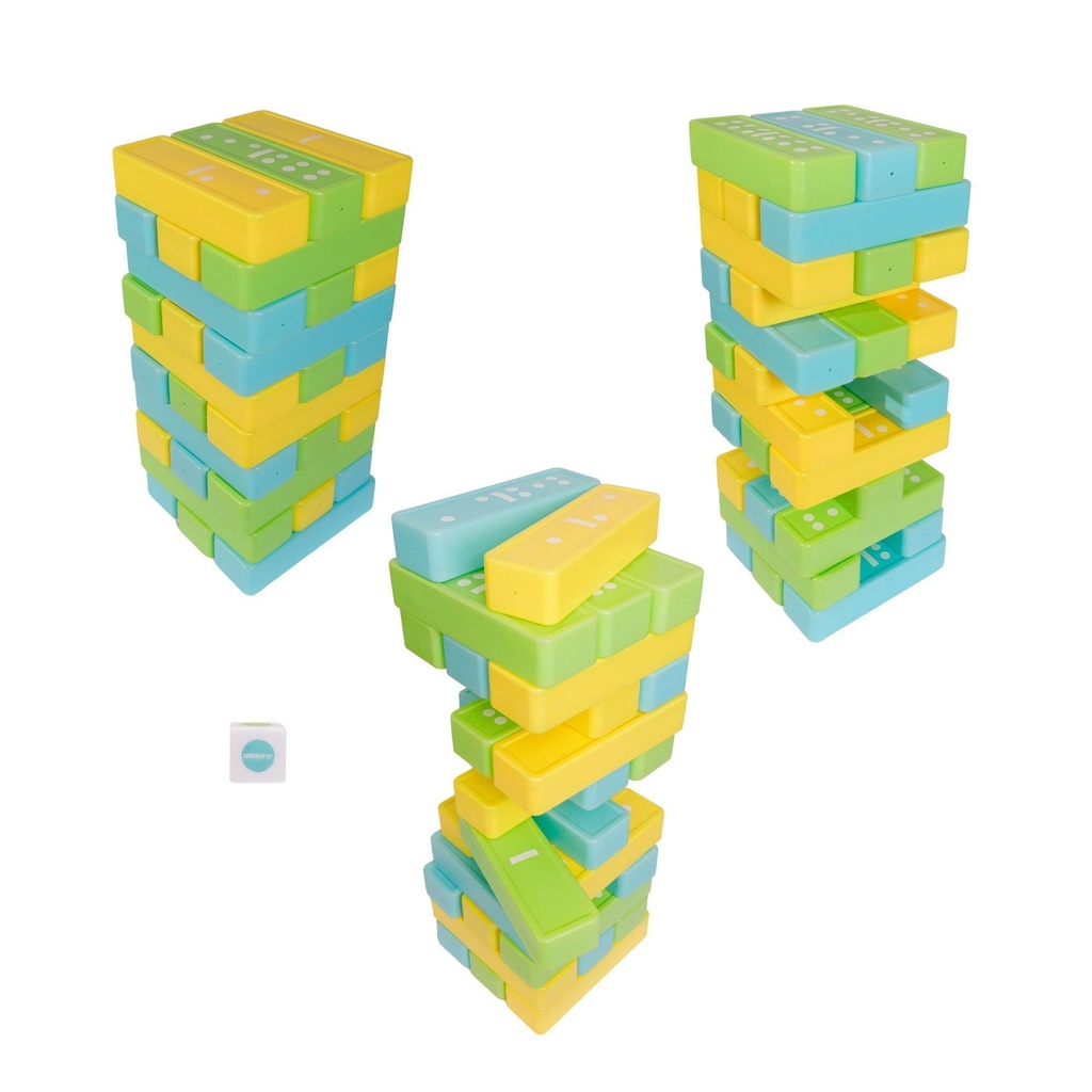 XXL Domino & Jenga Turm
