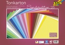 Tonkarton 220g/m², 50x70cm, 25 Farben sortiert