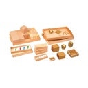 Goldenes Perlenmaterial mit Kartensätzen: Lose Perlen - Kunststoff