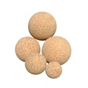 Korkbausteine - 5 Natur Kugeln