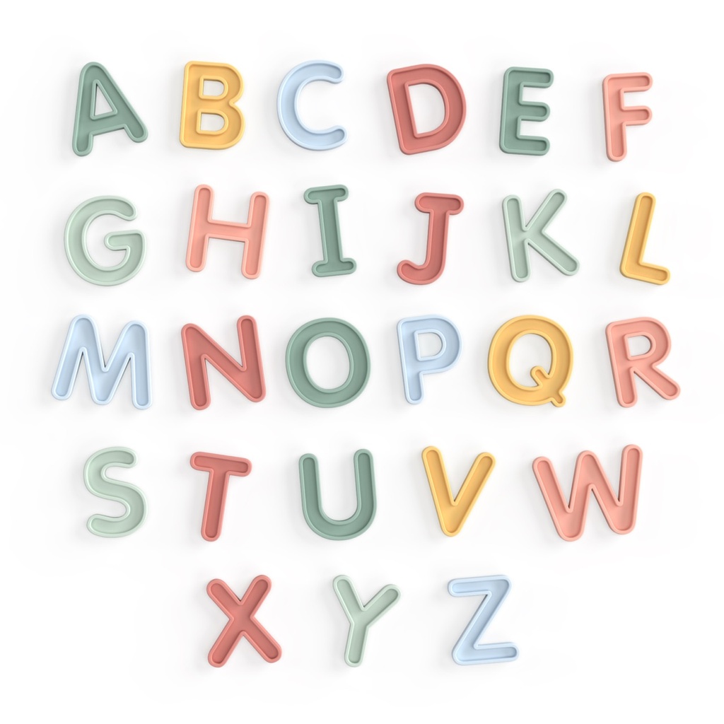 Silikon Großbuchstaben A – Z
