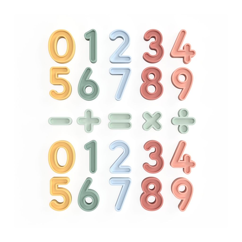 Silikon Zahlen - 20 Zahlen & 10 Operationen