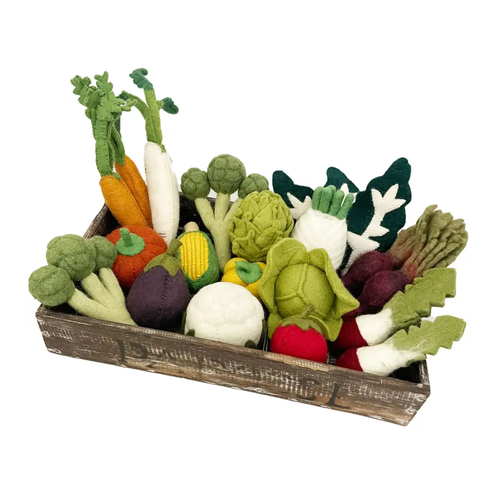 Gefüllte Gemüsekiste