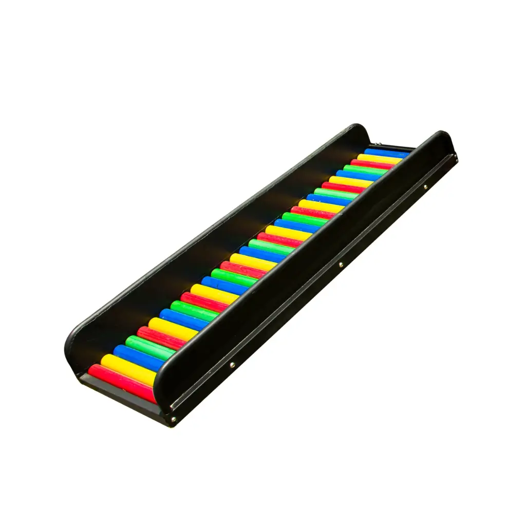 Steg - Regenbogen-Rutsche