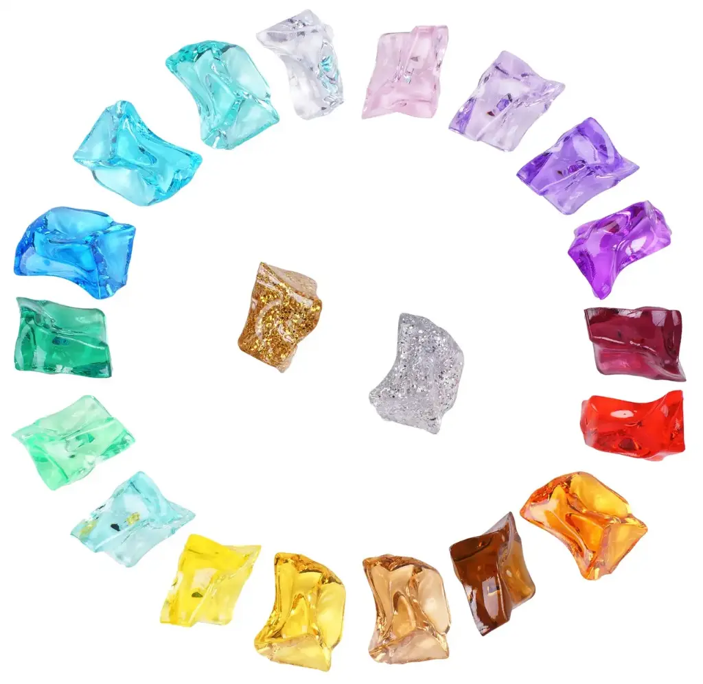 Transparente Steine 500er Set