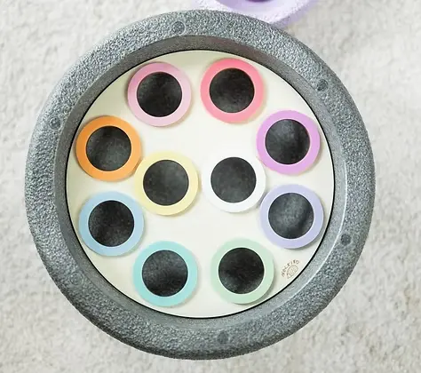 Sortierplatte Pastellfarben