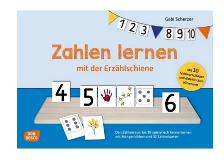 Zahlen lernen mit der Erzählschiene.