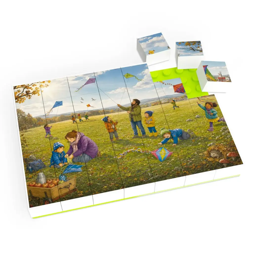 Klemmi Puzzle "Drachensteigen"
