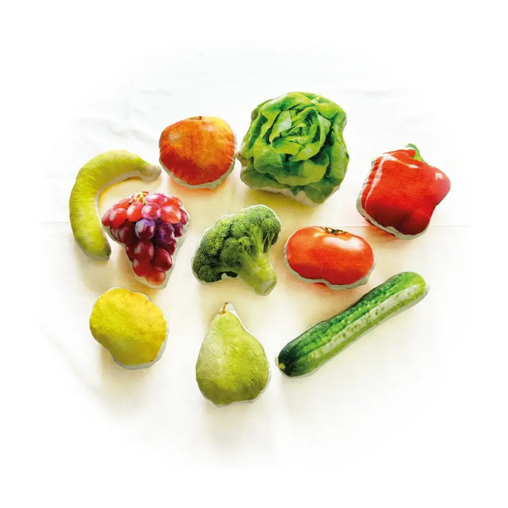 Kuschelweich - Rollenspielset Obst & Gemüse