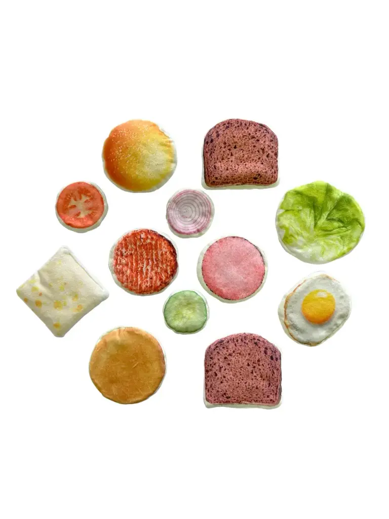 Kuschelweich - Rollenspielset Burger & Pausenbrot