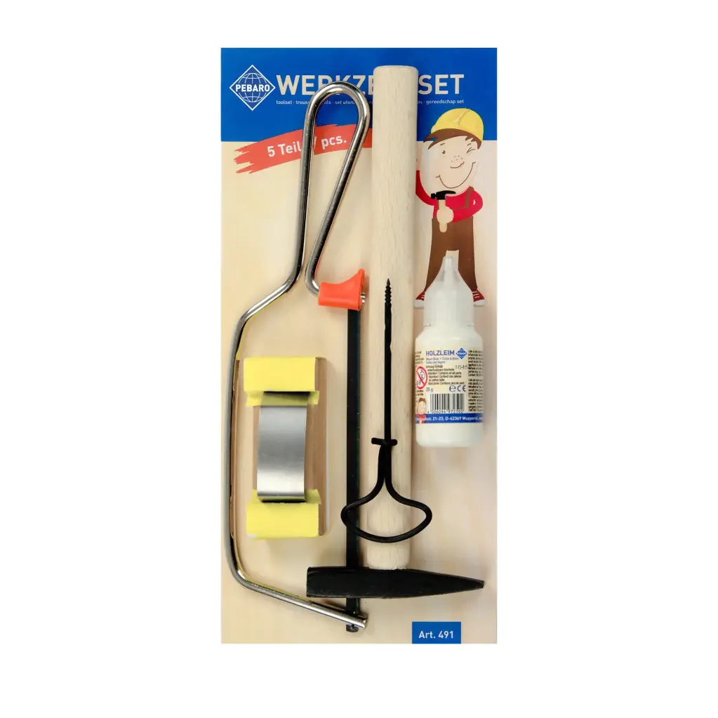 Werkzeug und Bastel Set - 5 Teile